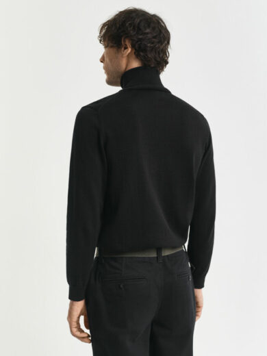 Pull col roulé en coton classique - GANT