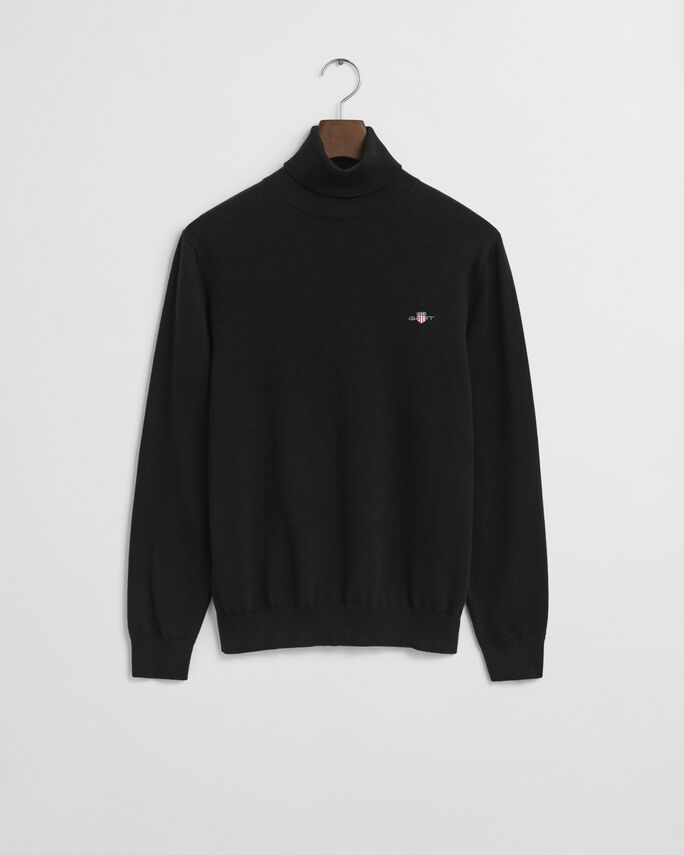 Pull col roulé en coton classique - GANT