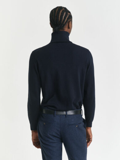 Pull col roulé en coton classique - GANT