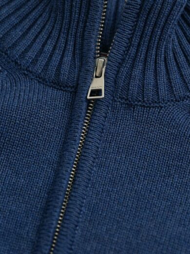 Pull en coton décontracté à demi-zip - GANT
