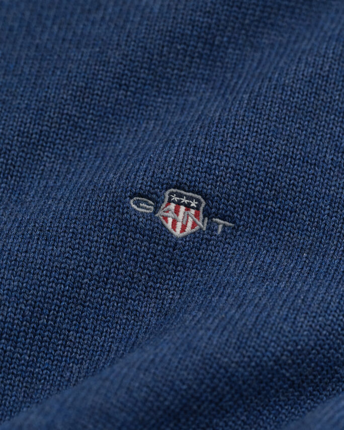 Pull en coton décontracté à demi-zip - GANT