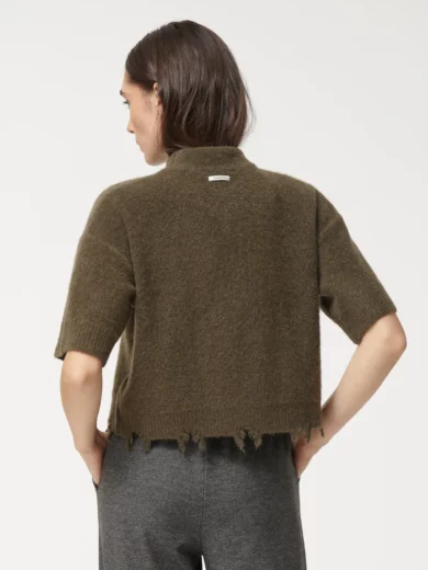 Pull manches courtes col montant - Humility