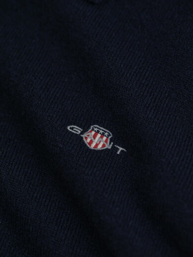 Pull polo en laine d'agneau - GANT