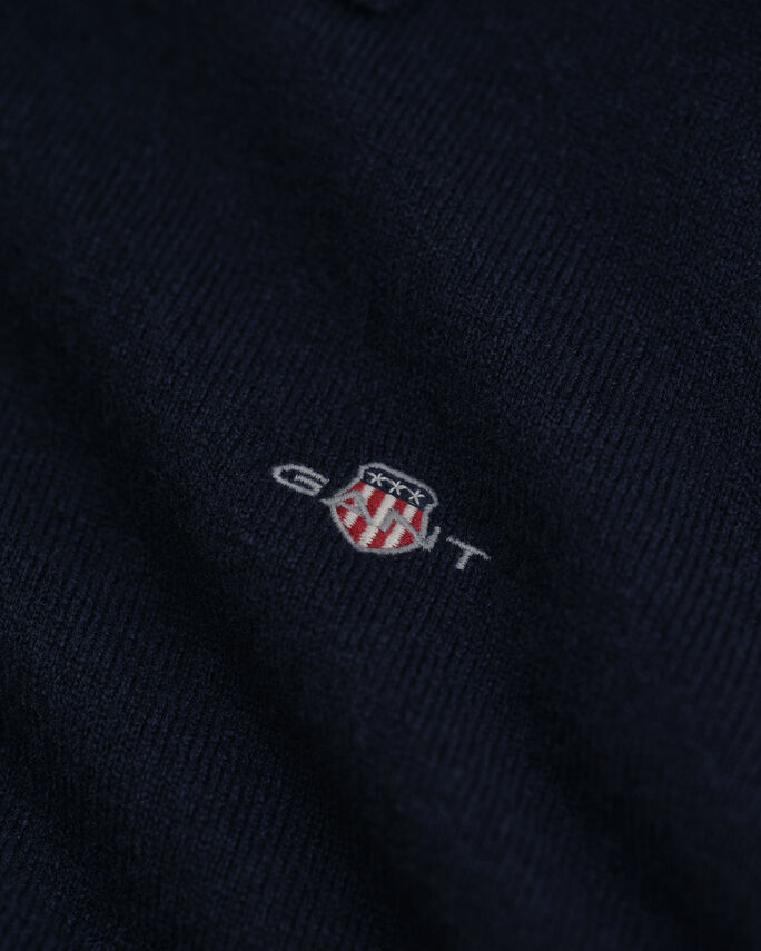 Pull polo en laine d'agneau - GANT