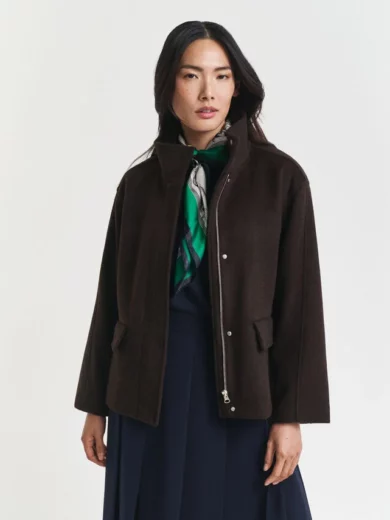 Veste courte zippée en laine - GANT