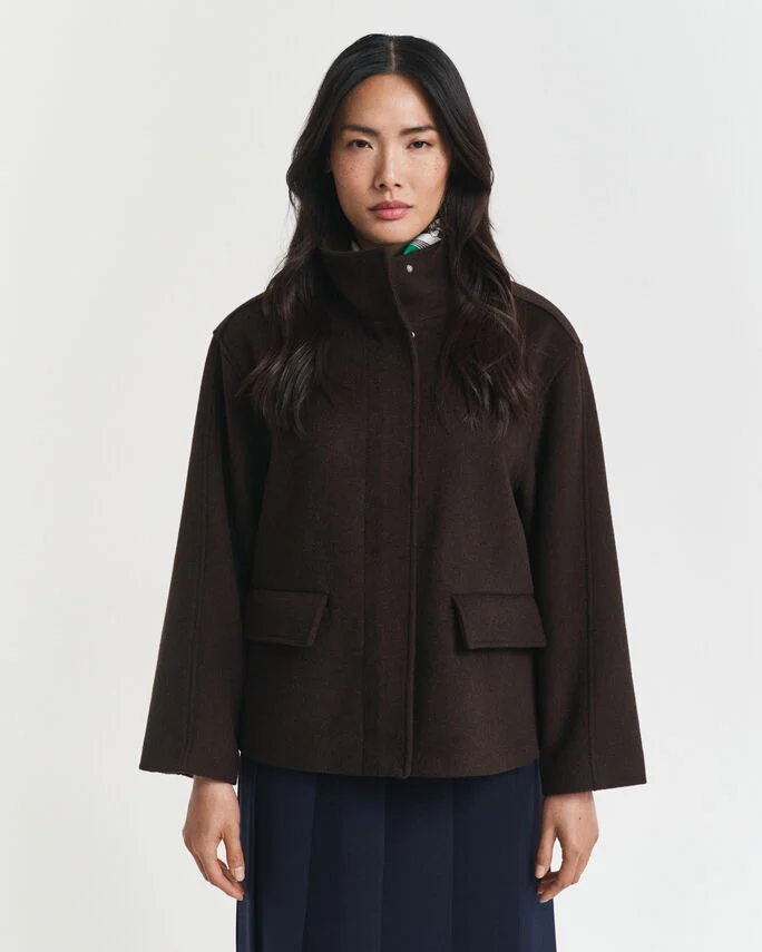 Veste courte zippée en laine - GANT