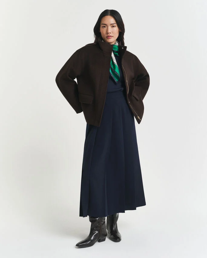 Veste courte zippée en laine - GANT