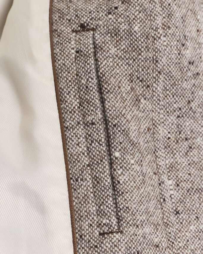 Veste en laine avec col contrastant - GANT